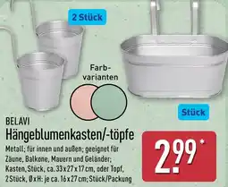 Aldi Nord BELAVI Hängeblumenkasten/-töpfe Angebot