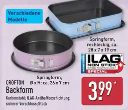 Aldi Nord CROFTON Backform Angebot