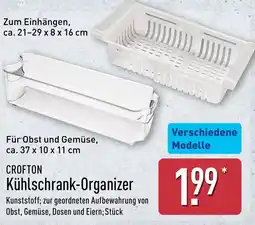 Aldi Nord CROFTON Kühlschrank-Organizer Angebot