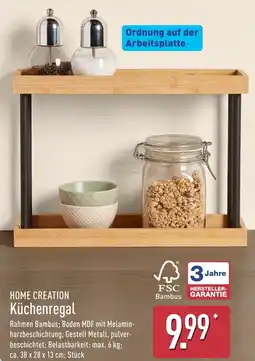 Aldi Nord HOME CREATION Küchenregal Angebot