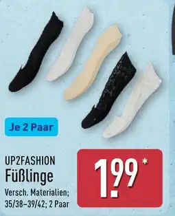 Aldi Nord UP2FASHION Füßlinge Angebot