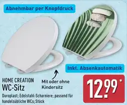 Aldi Nord HOME CREATION WC-Sitz Angebot