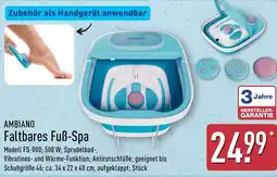 Aldi Nord AMBIANO Faltbares Fuß-Spa Angebot