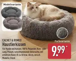Aldi Nord CACHET & ROMEO Haustierkissen Angebot