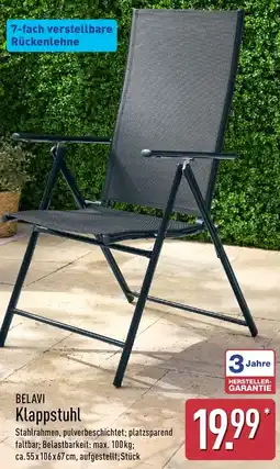 Aldi Nord BELAVI Klappstuhl Angebot