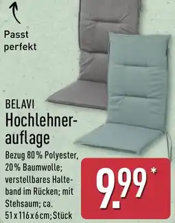 Aldi Nord BELAVI Hochlehnerauflage Angebot