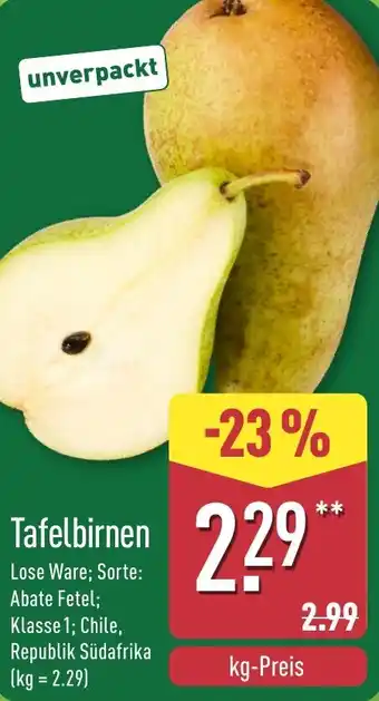 Aldi Nord Tafelbirnen Angebot