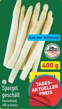 Aldi Nord Spargel geschält Angebot