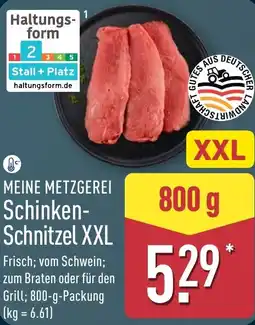 Aldi Nord MEINE METZGEREI Schinken- Schnitzel XXL Angebot