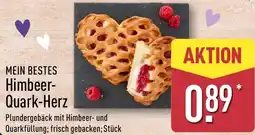 Aldi Nord MEIN BESTES Himbeer- Quark-Herz Angebot