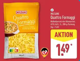 Aldi Nord MILSANI Quattro Formaggi Angebot
