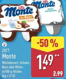 Aldi Nord ZOTT Monte Angebot