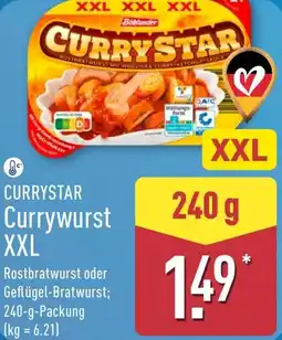 Aldi Nord CURRYSTAR Currywurst XXL Angebot