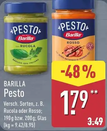 Aldi Nord BARILLA Pesto Angebot