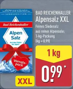 Aldi Nord BAD REICHENHALLER Alpensalz XXL Angebot