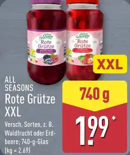 Aldi Nord ALL SEASONS Rote Grütze XXL Angebot