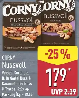 Aldi Nord CORNY Nussvoll Angebot