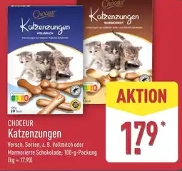 Aldi Nord CHOCEUR Katzenzungen Angebot