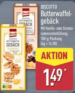 Aldi Nord BISCOTTO Butterwaffelgebäck Angebot