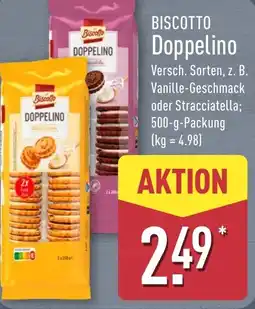 Aldi Nord BISCOTTO Doppelino Angebot
