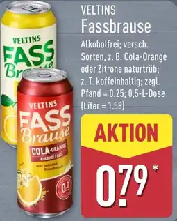 Aldi Nord VELTINS Fassbrause Angebot