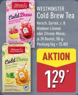 Aldi Nord WESTMINSTER Cold Brew Cold Brew Tea Angebot
