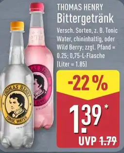 Aldi Nord THOMAS HENRY Bittergetränk Angebot