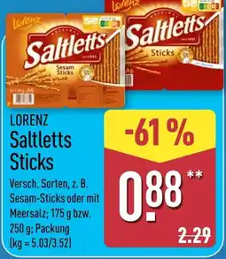 Aldi Nord LORENZ Saltletts Sticks Angebot