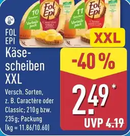Aldi Nord FOL EPI Käsescheiben XXL Angebot