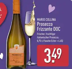 Aldi Nord MARIO COLLINA Prosecco Frizzante DOC Angebot