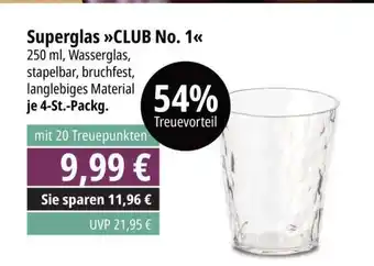 Edeka Superglas CLUB No. 1 Angebot