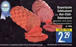 Edeka Bayerische Edelsalami oder Hot-Chili-Edelsalami Angebot