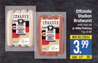 Edeka Offizielle Stadion Bratwurst Angebot