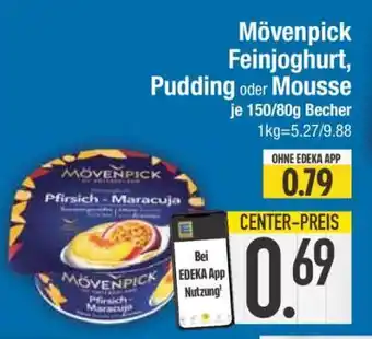 Edeka Mövenpick Feinjoghurt, Pudding oder Mousse Angebot