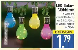 Edeka LED Solar-Glühbirne Angebot