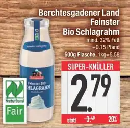 Edeka Berchtesgadener Land Feinster Bio Schlagsahne Angebot