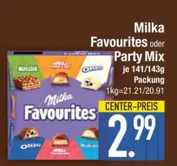 Edeka MILKA Favourites oder Party-Mix Angebot