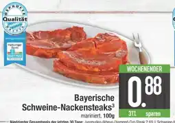 Edeka Bayerische Schweine-Nackensteaks Angebot