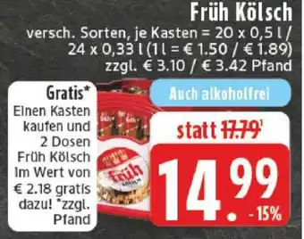Edeka Früh Kölsch Angebot