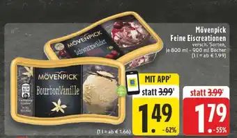 Edeka Mövenpick Feine Eiscreationen Angebot
