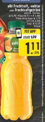 Edeka albi Fruchtsaft, -nektar oder Fruchtsaftgetränk Angebot