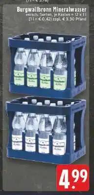 Edeka Burgwallbronn Mineralwasser Angebot