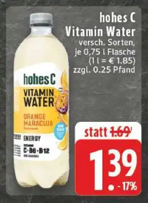 Edeka HOHES C Vitamin Water Angebot