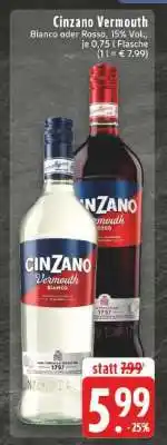 Edeka Cinzano Vermouth Angebot