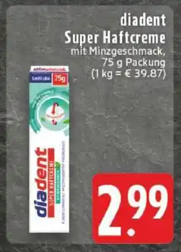 Edeka diadent Super Haftcreme Angebot