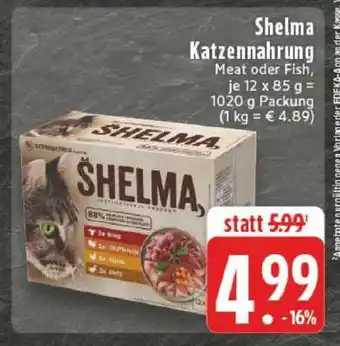 Edeka Shelma Katzennahrung Angebot