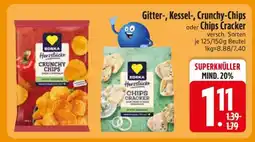 Edeka Gitter-, Kessel-, Crunchy-Chips oder Chips Cracker Angebot