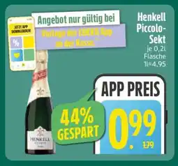 Edeka Henkell Piccolo Sekt Angebot