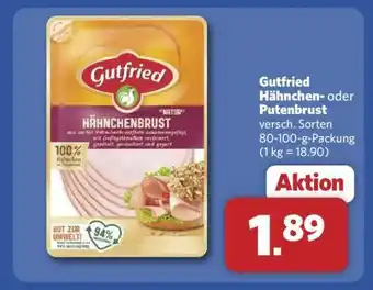 Combi GUTFRIED Hähnchen- oder Putenbrust Angebot