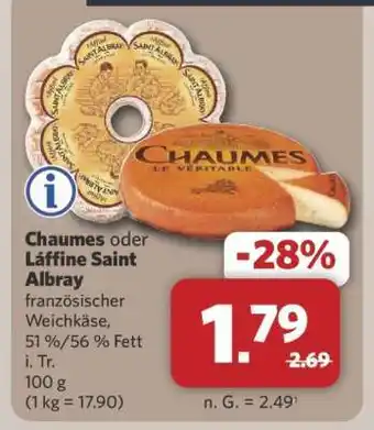Combi Chaumes oder Lâffine Saint Albray Angebot